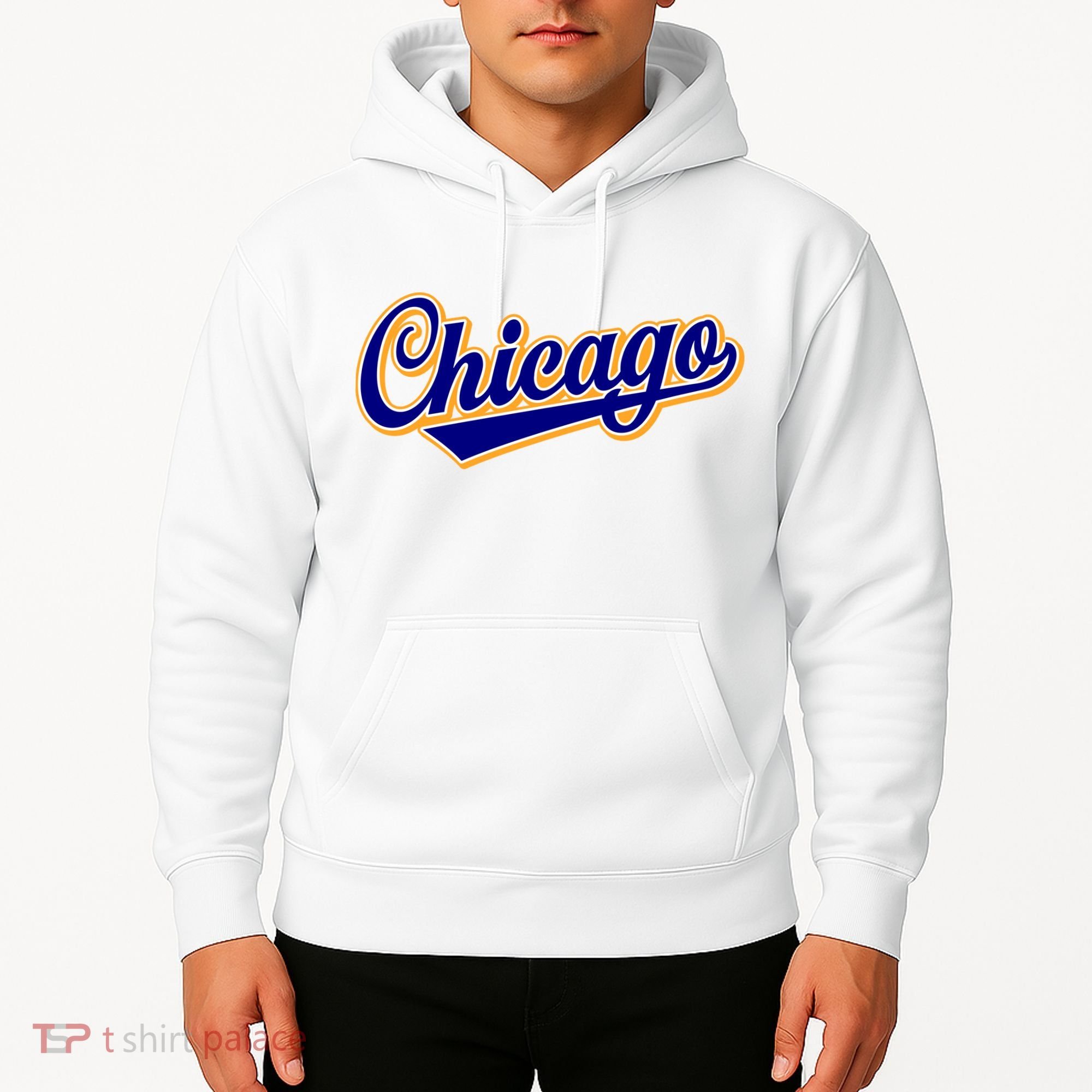 Script Chicago Logo Hoodie