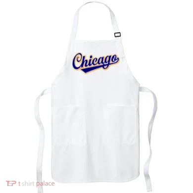 Script Chicago Logo Apron