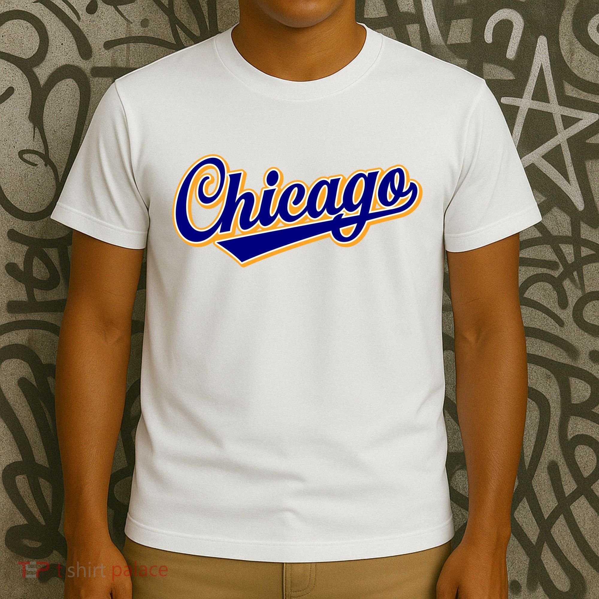 Script Chicago Logo T-Shirt