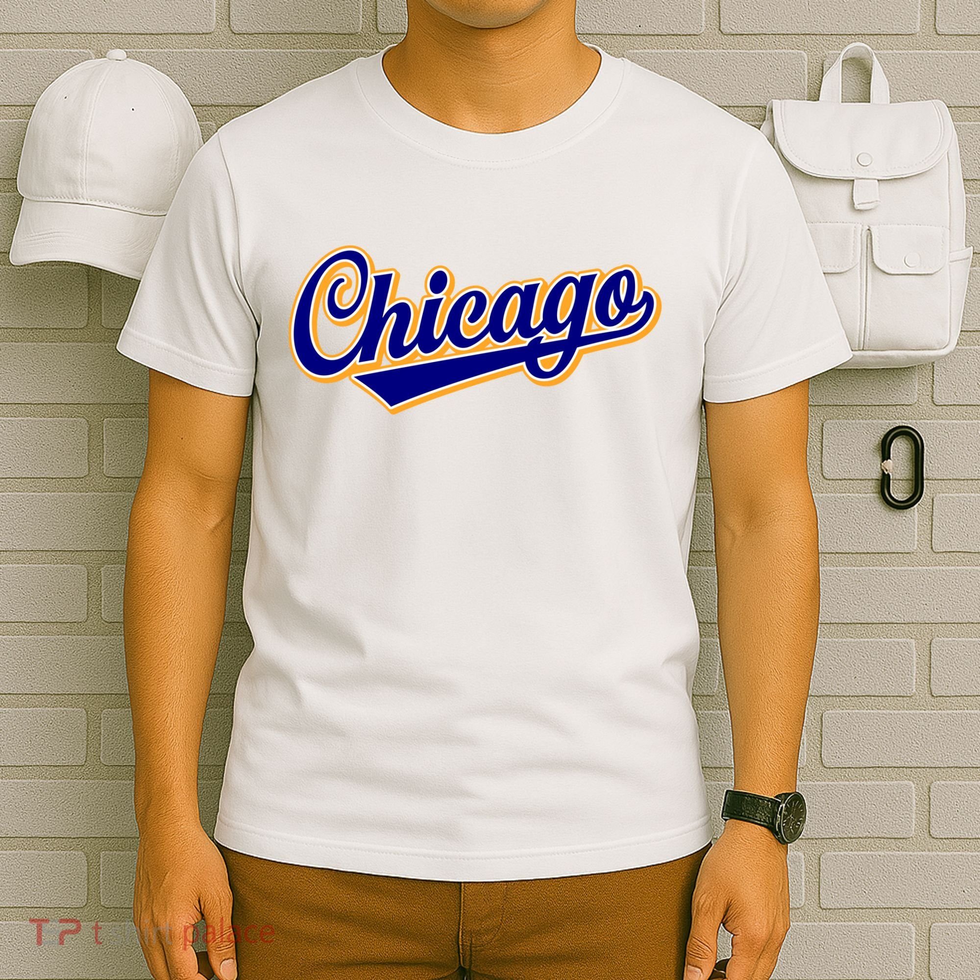 Script Chicago Logo T-Shirt