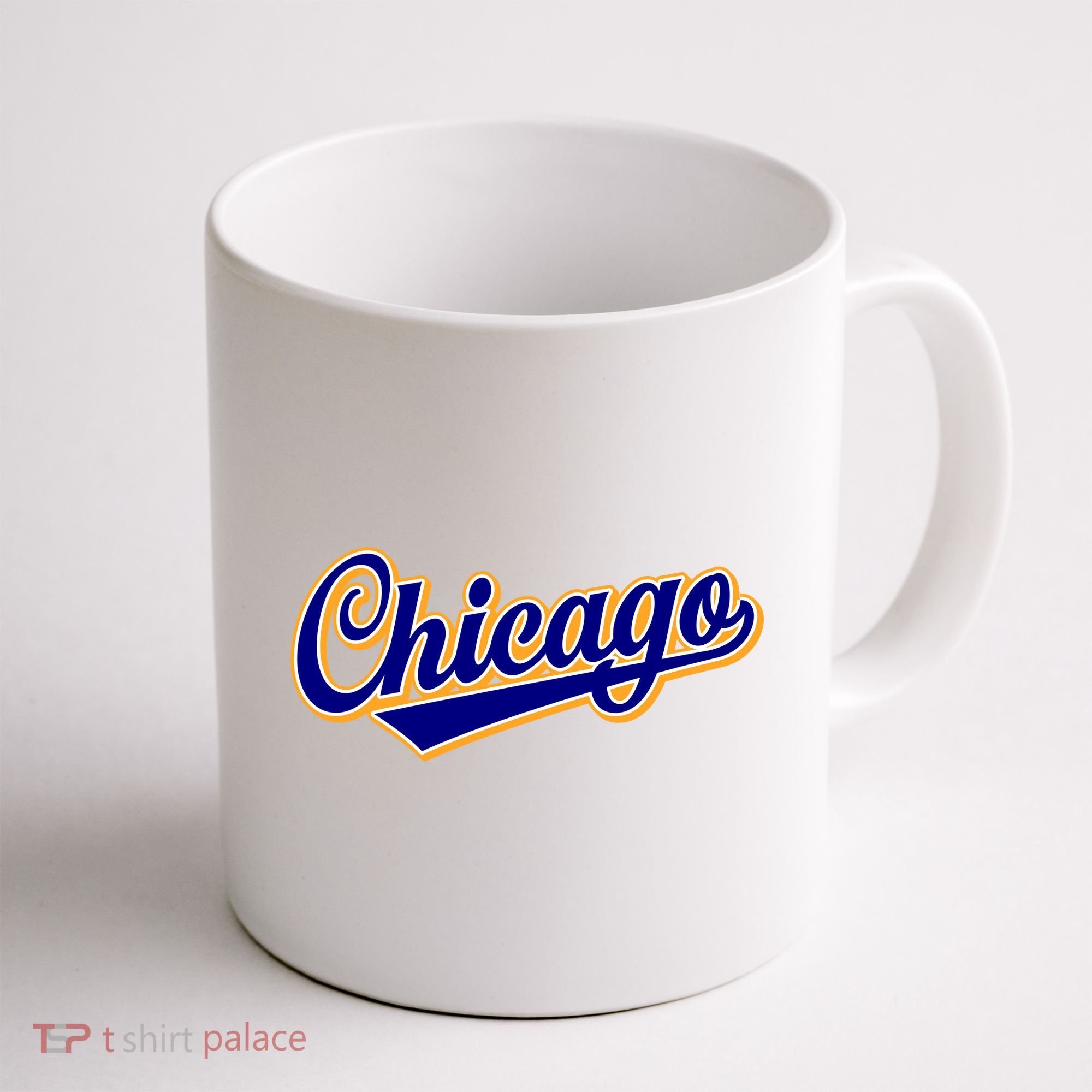 Script Chicago Logo Coffee Mug
