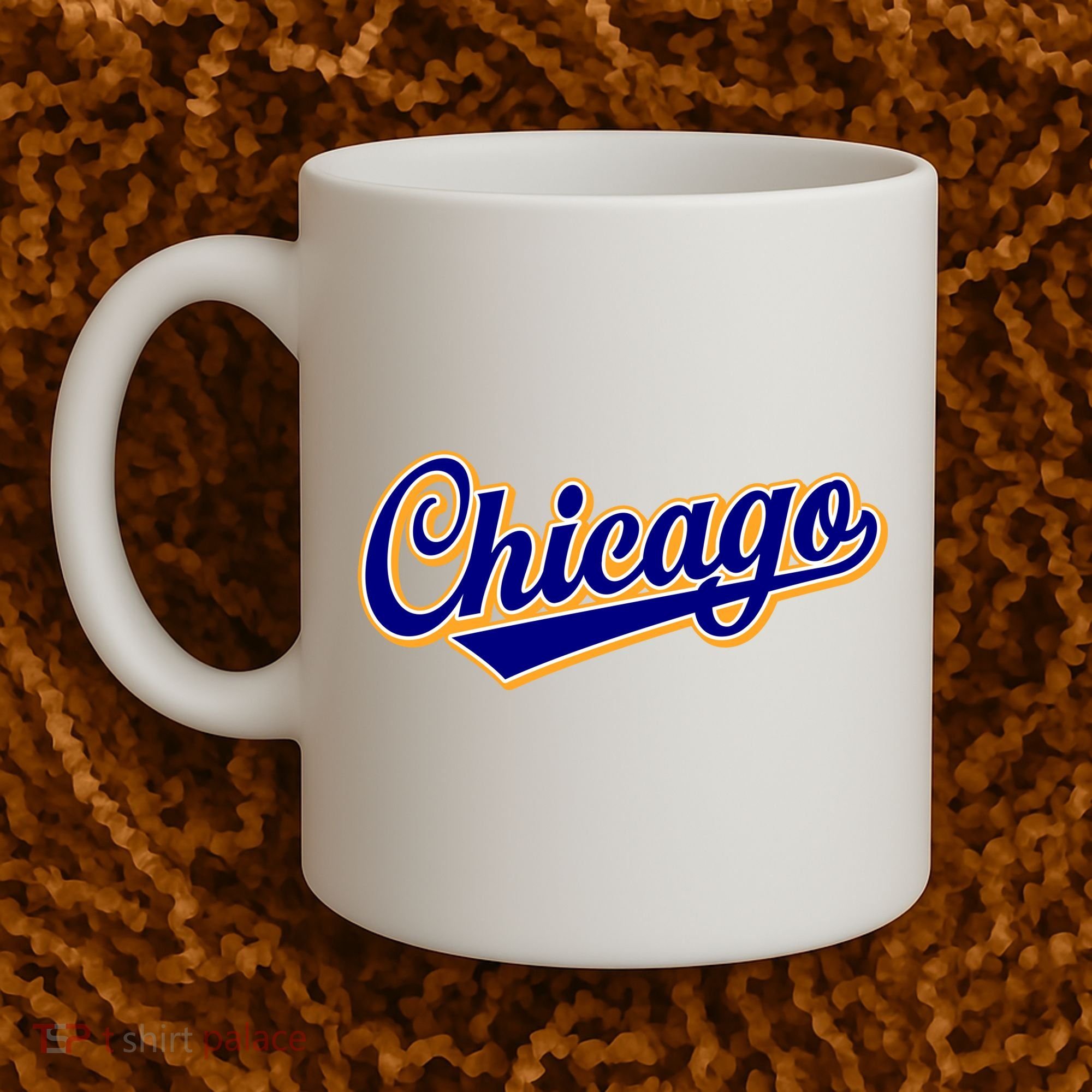 Script Chicago Logo Coffee Mug