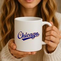 Script Chicago Logo Coffee Mug thumb 3