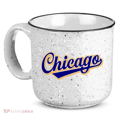 Script Chicago Logo 15oz Campfire Ceramic Mug