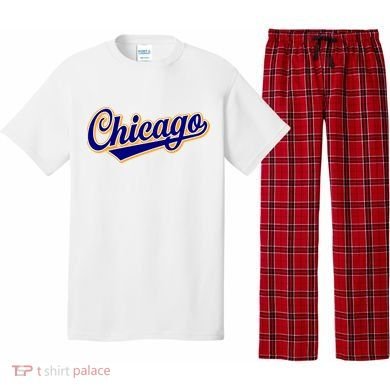 Script Chicago Logo Pajama Set