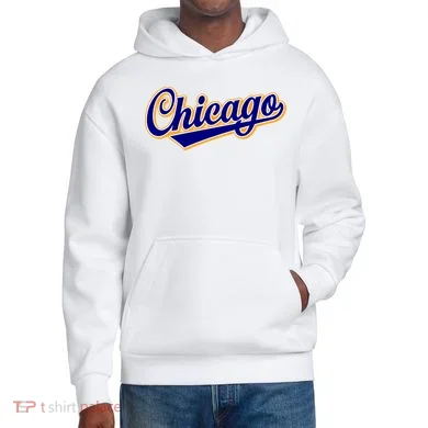 Script Chicago Logo District V.I.T. Heavyweight Hoodie