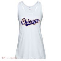 Script Chicago Logo Ladies Essential Flowy Tank thumb 0