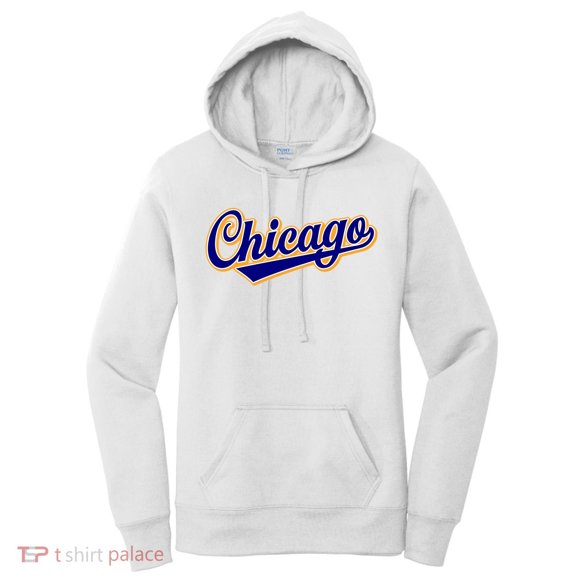 Script Chicago Logo Women's Hoodie