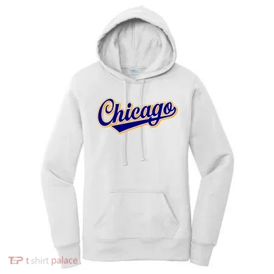 Script Chicago Logo Women's Hoodie