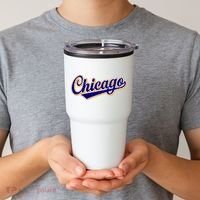 Script Chicago Logo Tumbler thumb 2