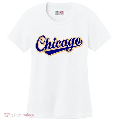 Script Chicago Logo Women's Cooling Performance Crew T-Shirt