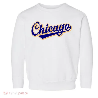 Script Chicago Logo Toddler Sweatshirt