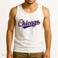 Script Chicago Logo Tank Top thumb 3
