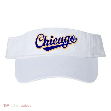Script Chicago Logo Visor