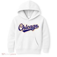 Script Chicago Logo Kids Hoodie thumb 0