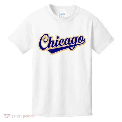 Script Chicago Logo Kids T-Shirt