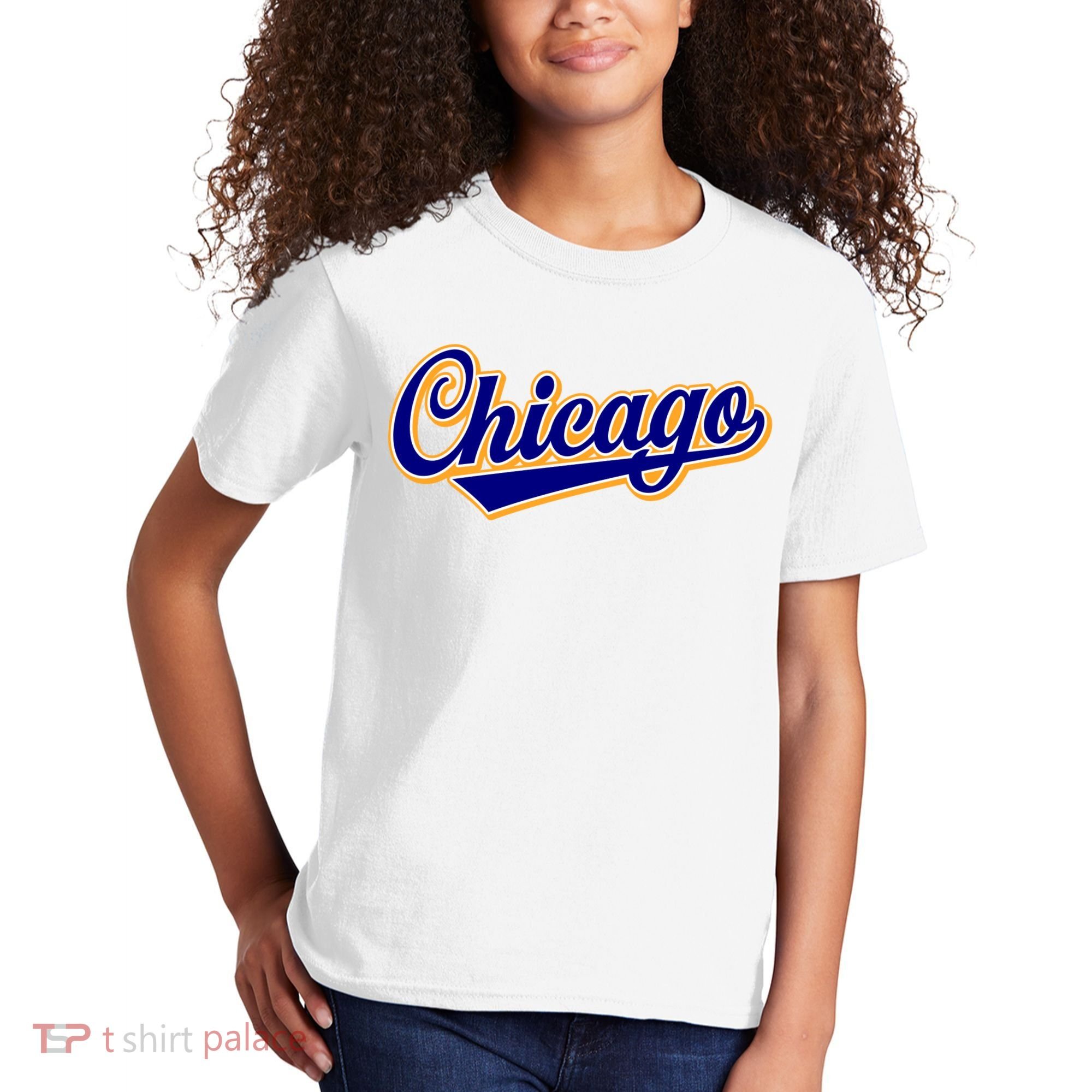 Script Chicago Logo Kids T-Shirt