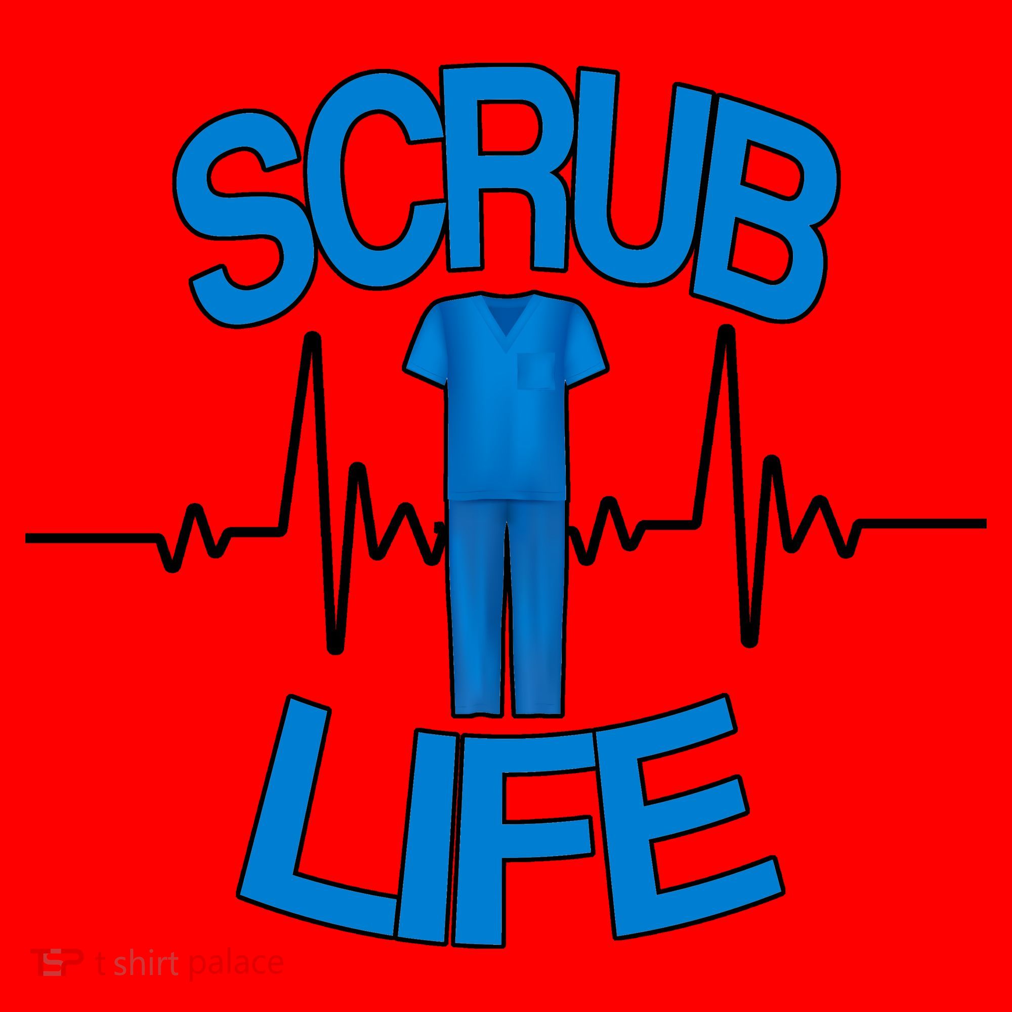 Scrub Life Santa Hat