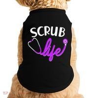 Scrub Life Stethoscope  Doggie Tank thumb 0