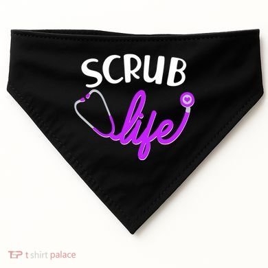 Scrub Life Stethoscope  USA-Made Doggie Bandana