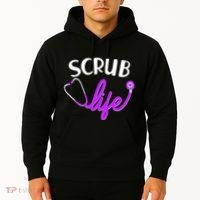Scrub Life Stethoscope  Hoodie thumb 2