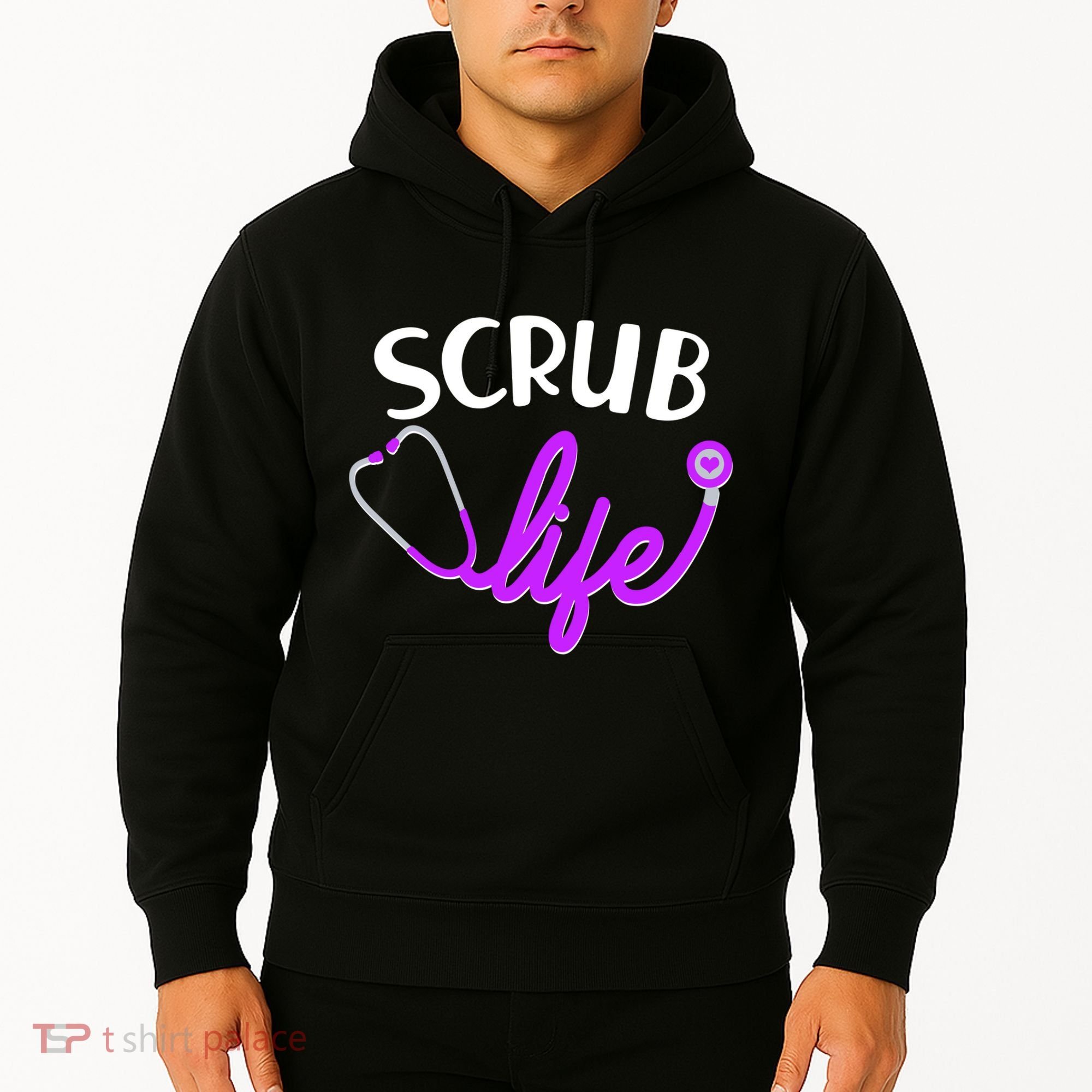 Scrub Life Stethoscope  Hoodie