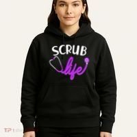 Scrub Life Stethoscope  Hoodie thumb 5