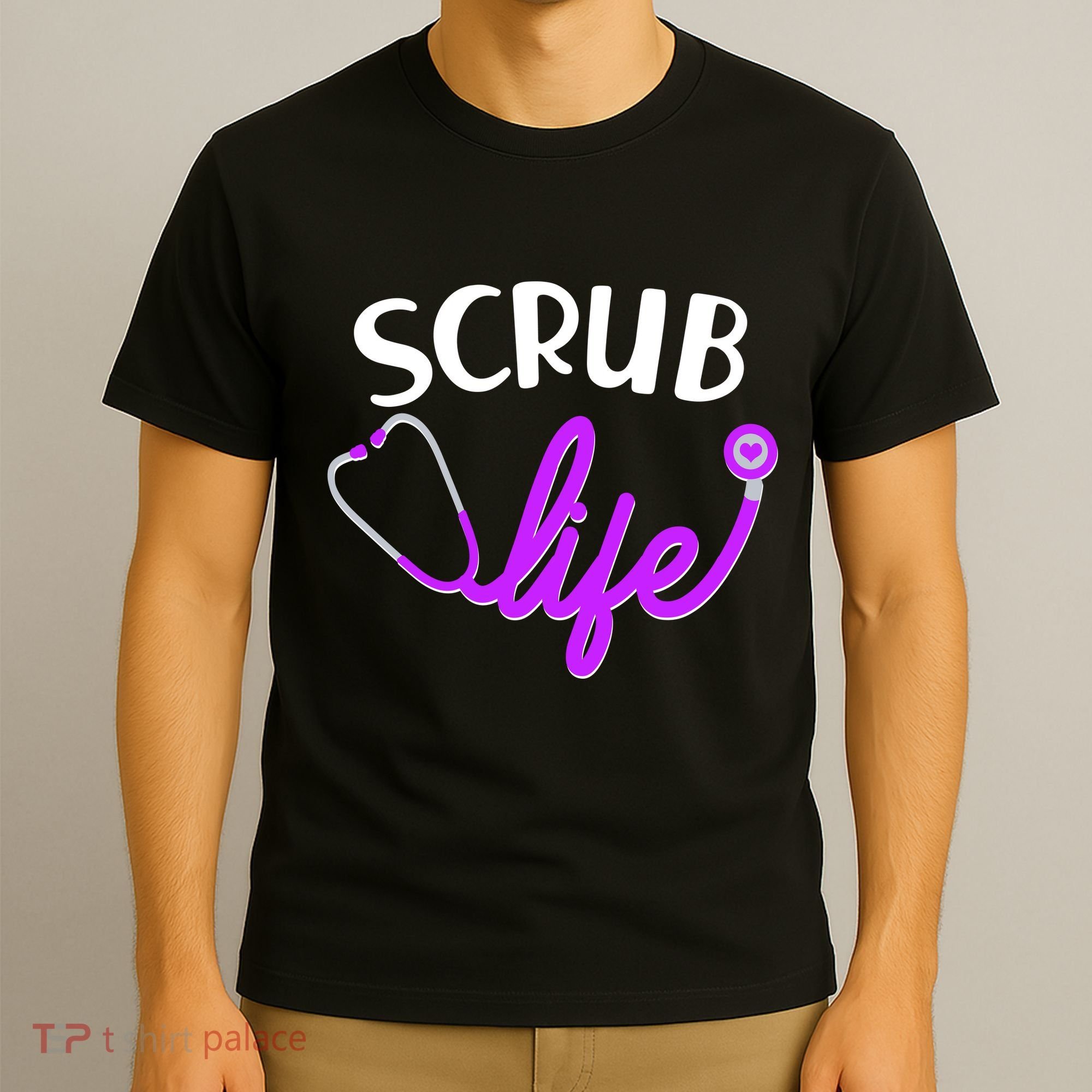 Scrub Life Stethoscope  T-Shirt