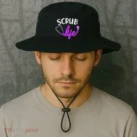 Scrub Life Stethoscope  Bucket Hat thumb 2
