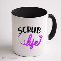 Scrub Life Stethoscope  Coffee Mug thumb 1