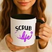Scrub Life Stethoscope  Coffee Mug thumb 3