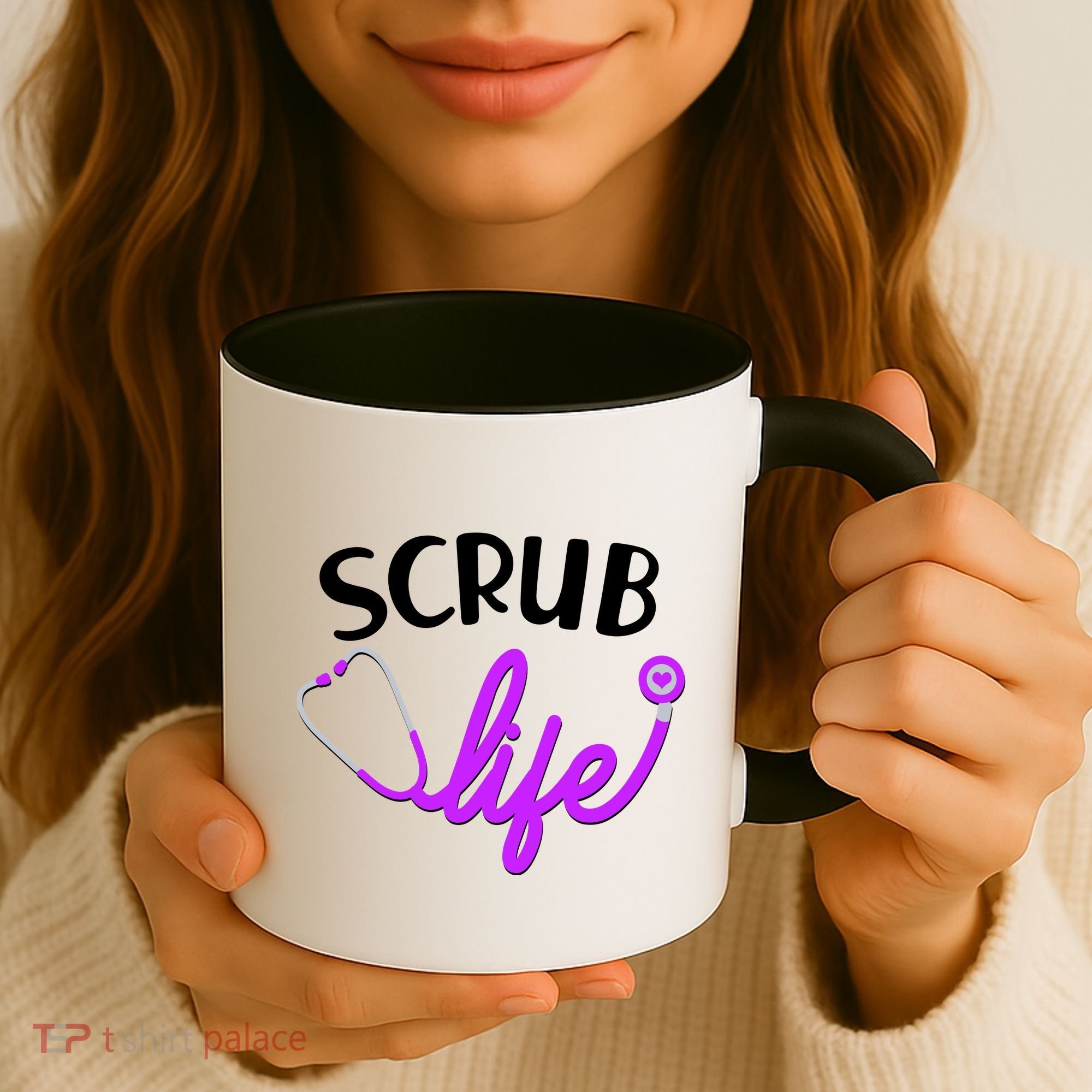Scrub Life Stethoscope  Coffee Mug
