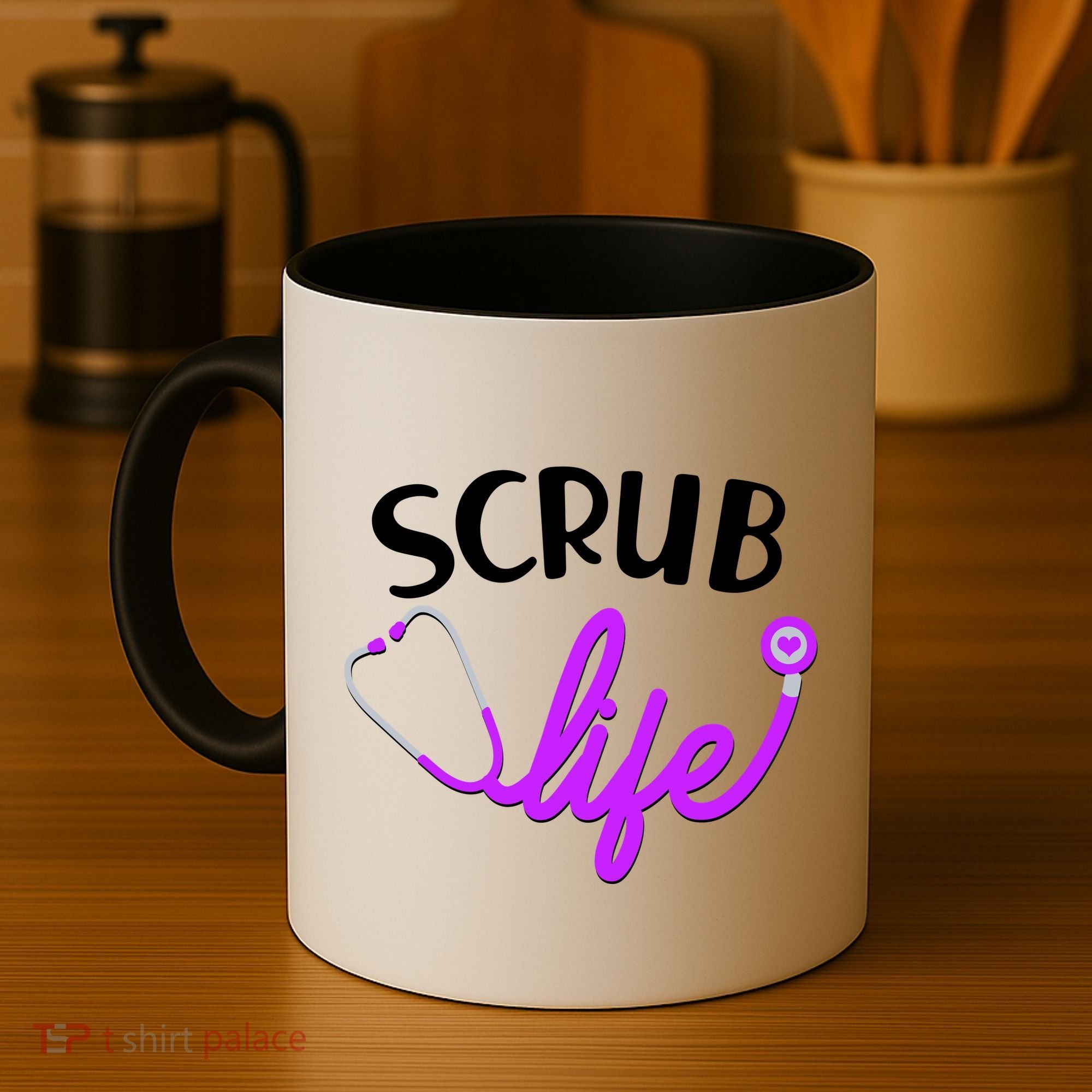 Scrub Life Stethoscope  Coffee Mug
