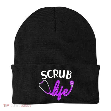 Scrub Life Stethoscope Beanie