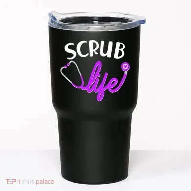 Scrub Life Stethoscope Tumbler