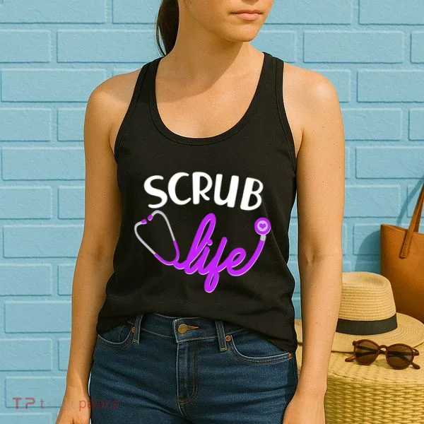 Scrub Life Stethoscope  Women's Tank Top