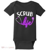 Scrub Life Stethoscope  Baby Bodysuit thumb 0