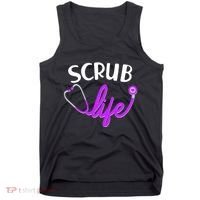 Scrub Life Stethoscope  Tank Top thumb 0