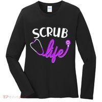 Scrub Life Stethoscope  Women's Long Sleeve Shirt thumb 0