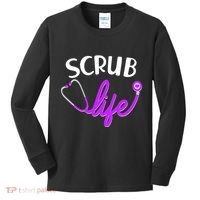 Scrub Life Stethoscope  Kids Long Sleeve Shirt thumb 0