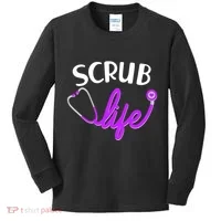 Scrub Life Stethoscope  Kids Long Sleeve Shirt thumb 0