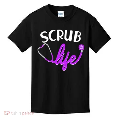 Scrub Life Stethoscope  Kids T-Shirt