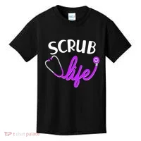 Scrub Life Stethoscope  Kids T-Shirt thumb 0