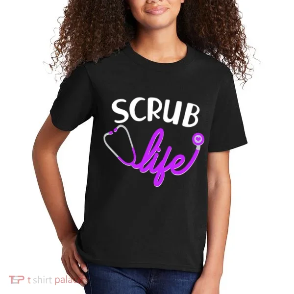 Scrub Life Stethoscope  Kids T-Shirt
