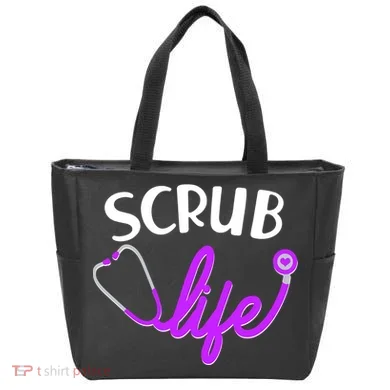 Scrub Life Stethoscope Tote Bag