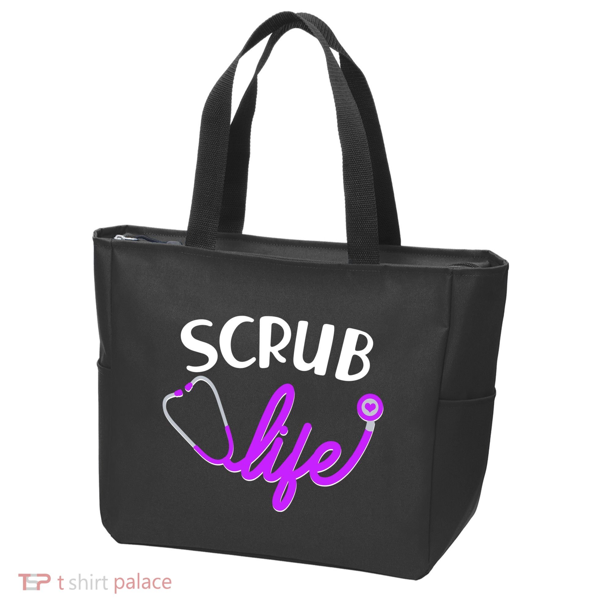 Scrub Life Stethoscope  Tote Bag