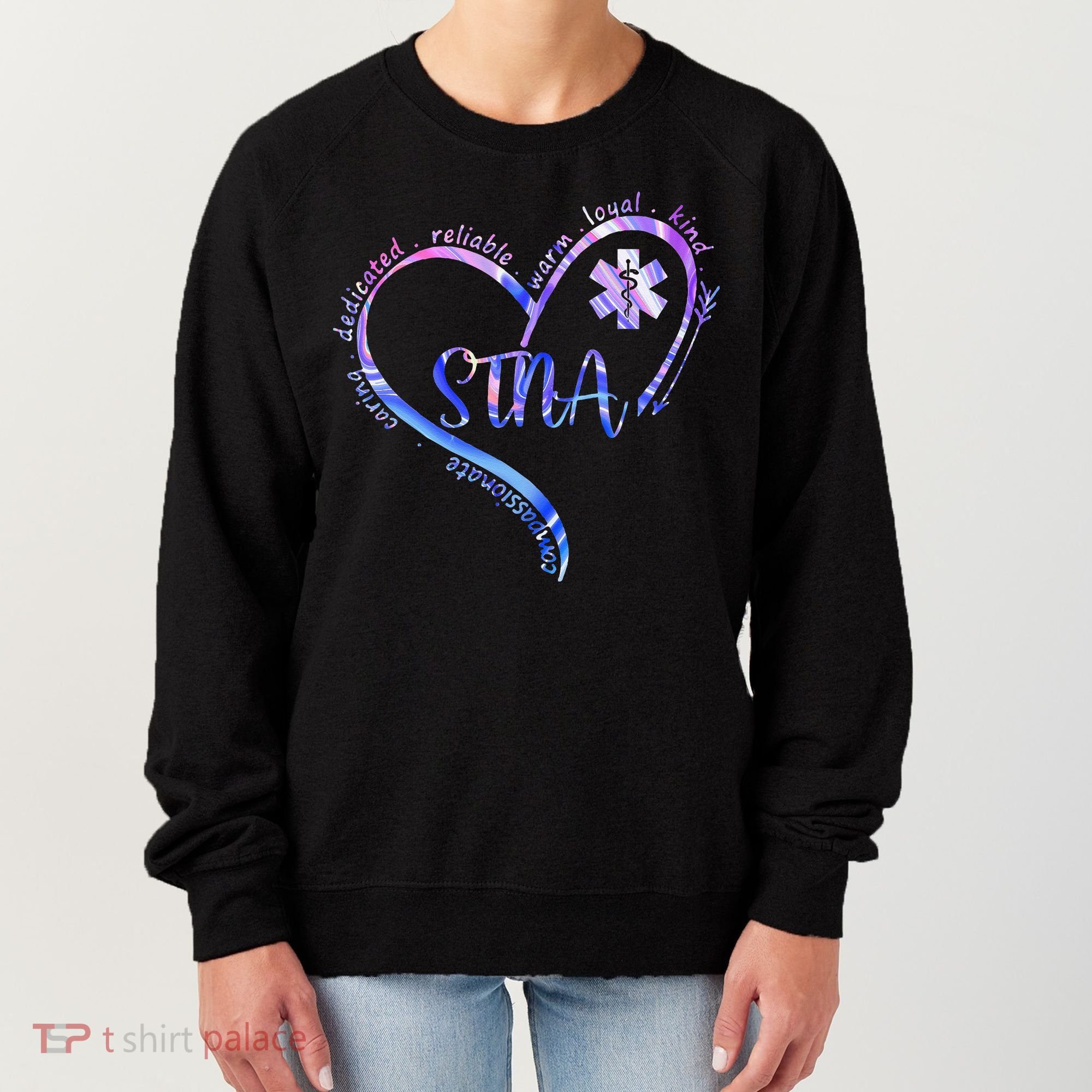 STNA Compassionate State Tested Nursing Assistant NURSE DAY Women's Sweatshirt