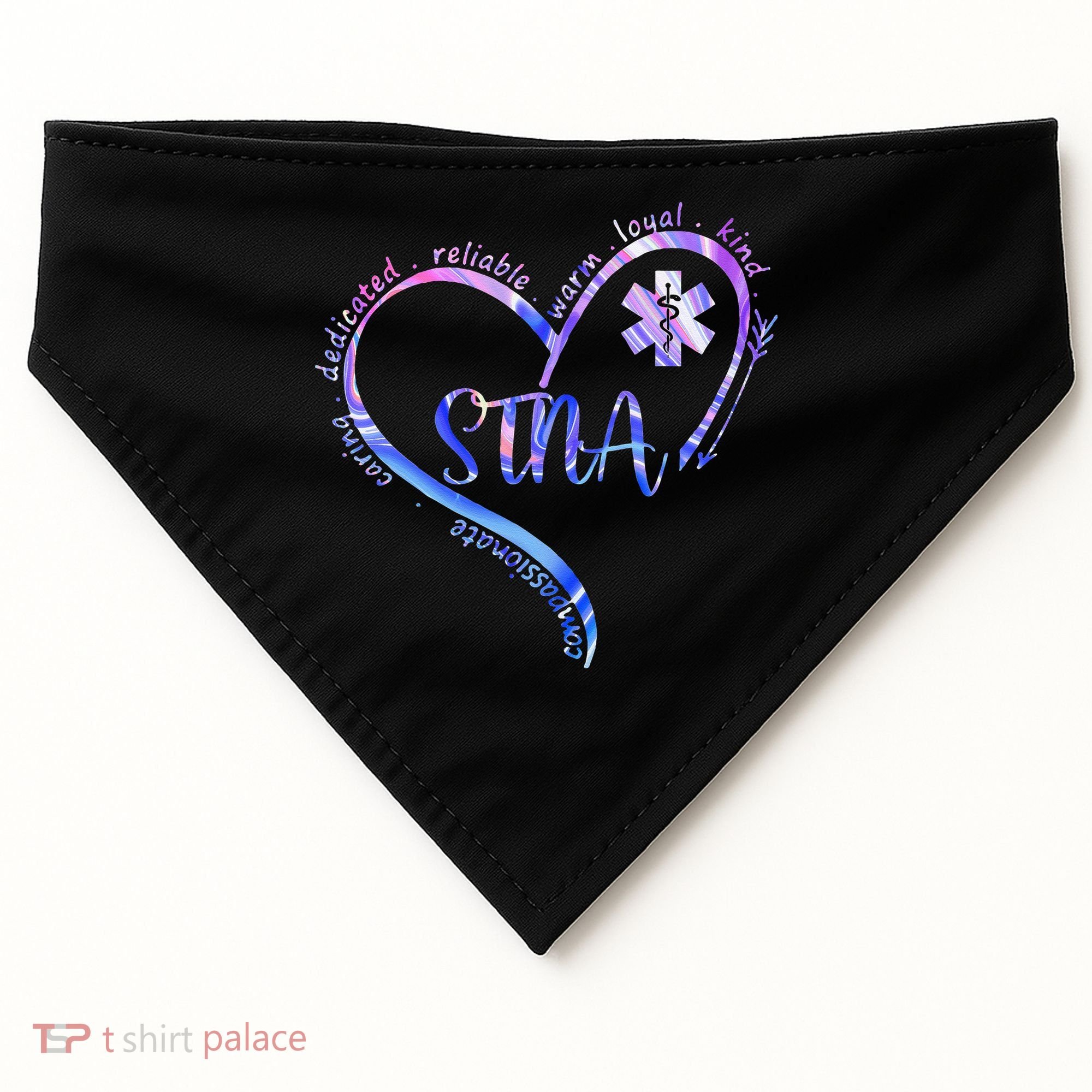 STNA Compassionate State Tested Nursing Assistant NURSE DAY USA-Made Doggie Bandana