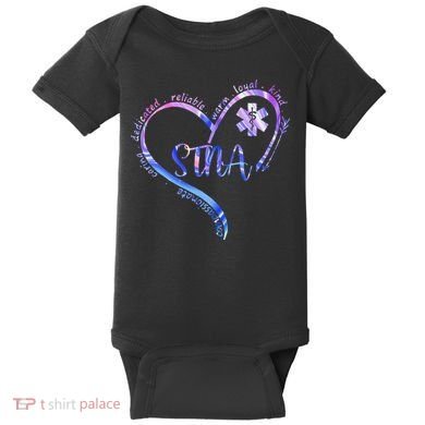 STNA Compassionate State Tested Nursing Assistant NURSE DAY Baby Bodysuit