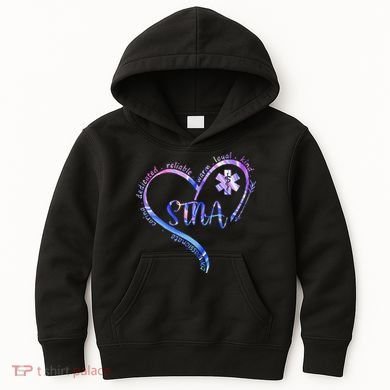 STNA Compassionate State Tested Nursing Assistant NURSE DAY Kids Hoodie